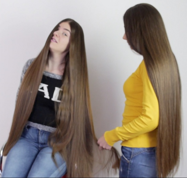 VIDEO - Double classic length hair goddesses