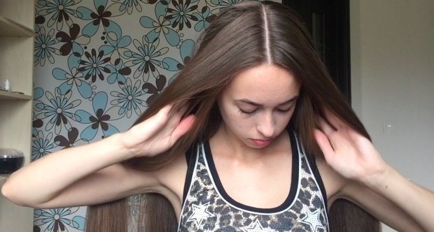 VIDEO - Parting classic length hair + braid (Part 1)