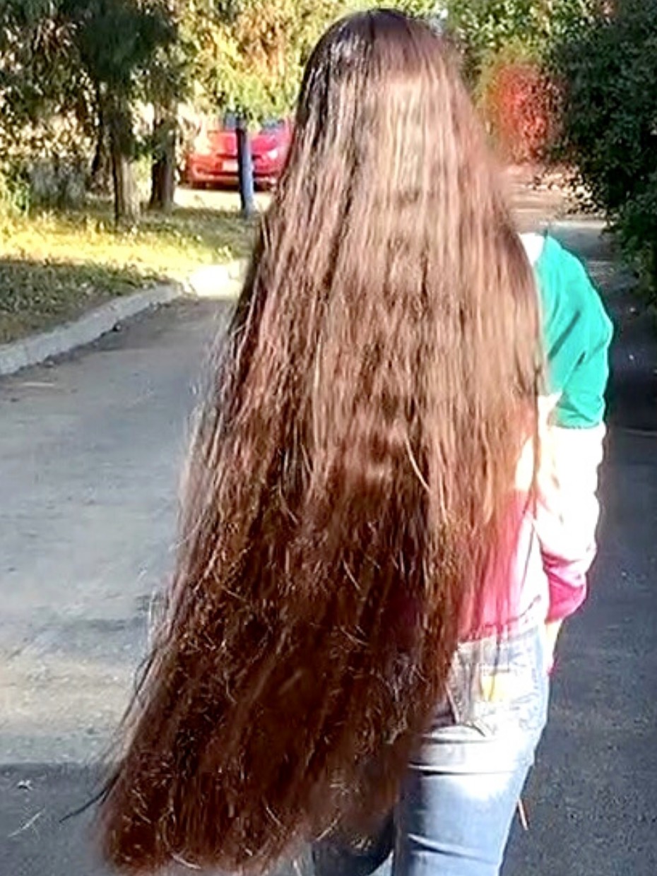 Video Huge Heavy Buns Bangs And A Lot Of Long Hair Realrapunzels