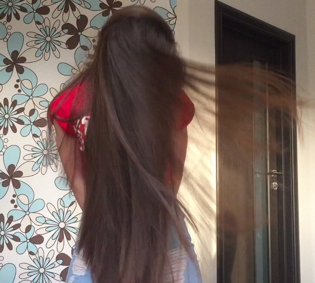 VIDEO - Classic length hair blowing