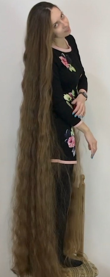 Video Beyond Floor Length Super Thick Hair Realrapunzels