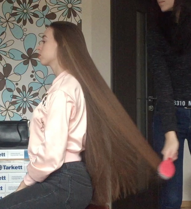 VIDEO - Irina´s hair is a dream