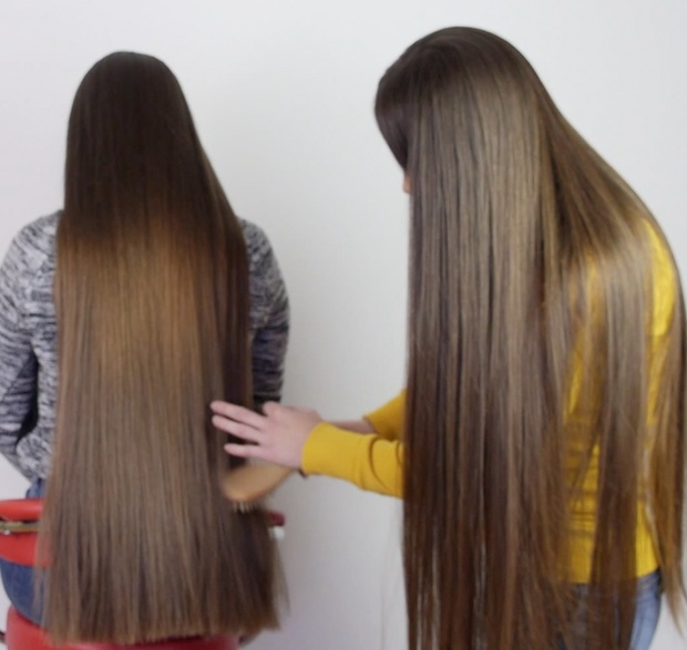 VIDEO - Double classic length hair goddesses