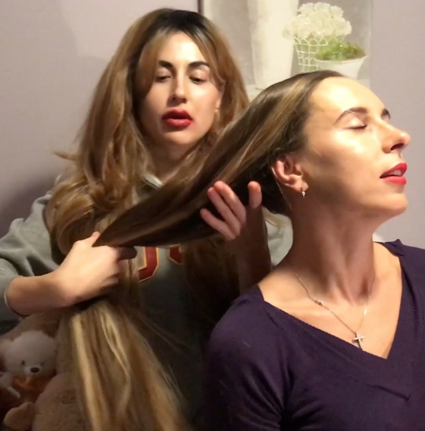 VIDEO - Long hair love