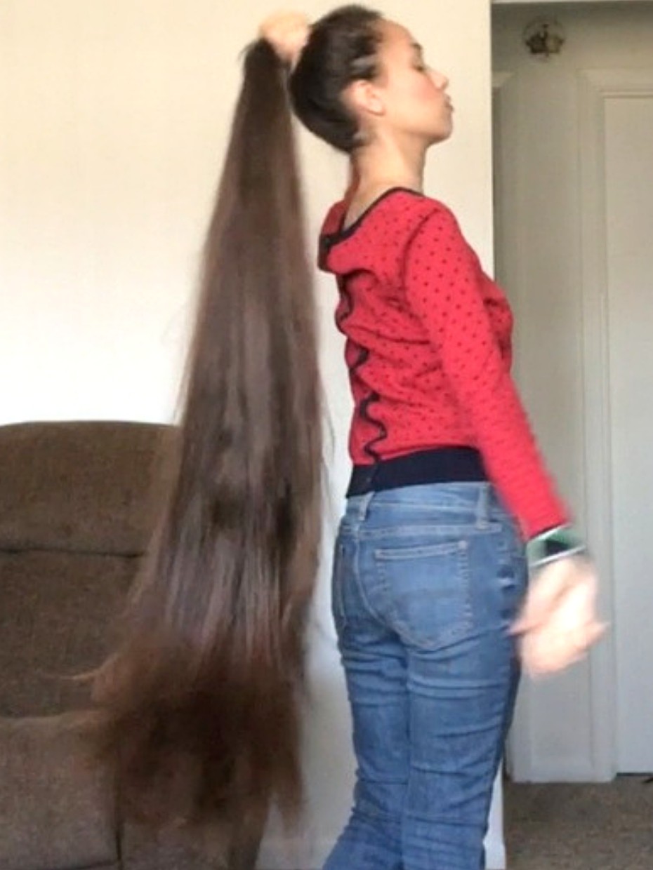 Video Calf Length Brunette Realrapunzels
