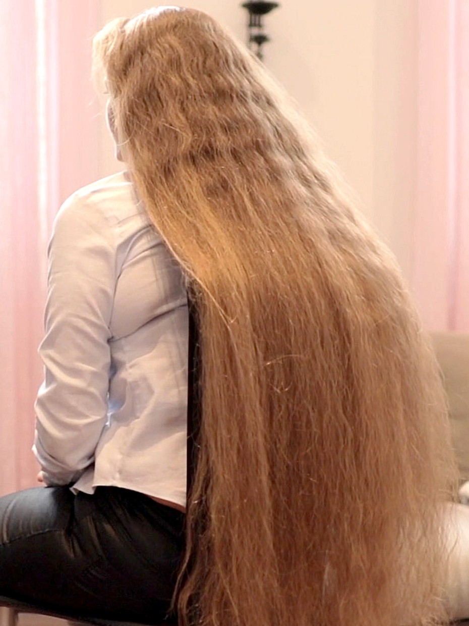 Video Siri S Silky Hair Sliding Realrapunzels