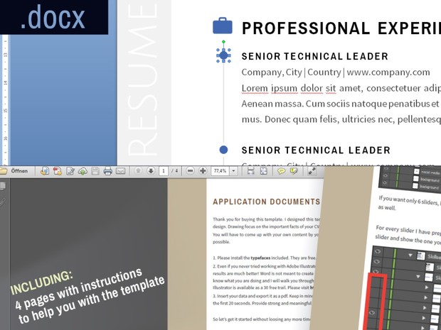 2 pages resume and cover letter USA