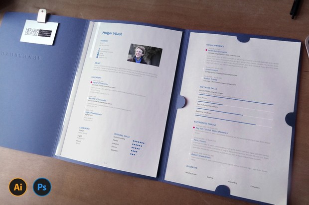 Clean resume and cover letter