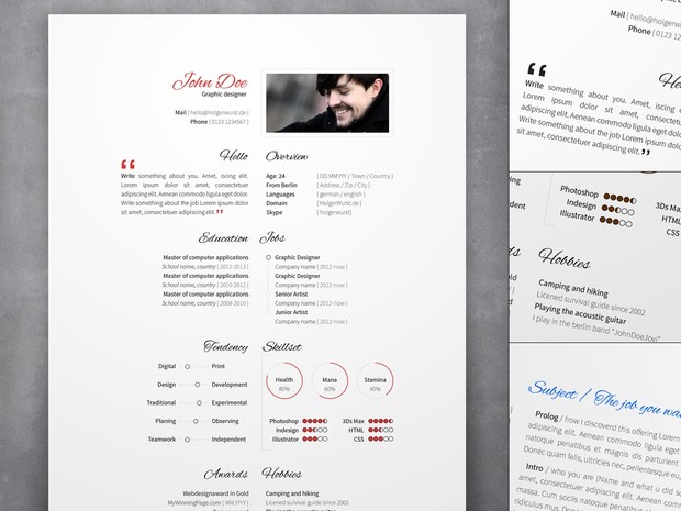 Resume and cover letter template