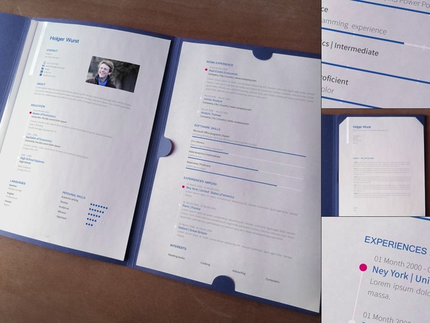 Clean resume and cover letter