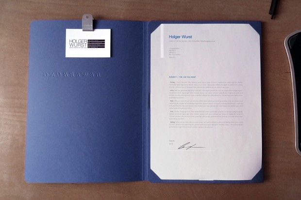 Clean resume and cover letter