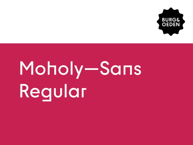 Moholy Sans Typeface / Regular