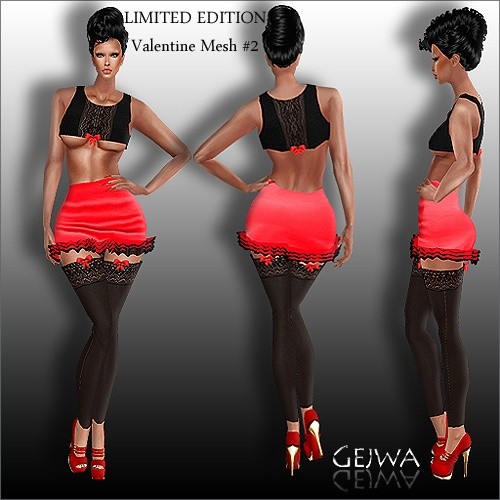 Valentine mesh #2 AP LIMITED IMVU MESH & TEXTURE
