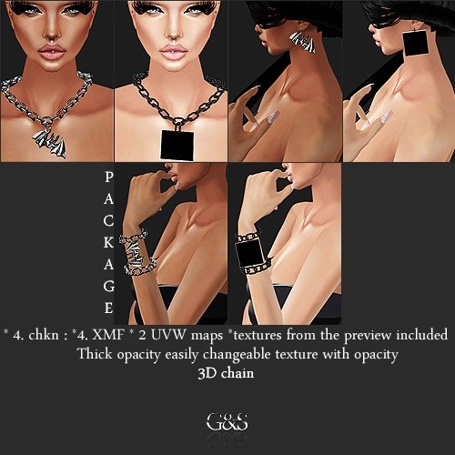 3D Chained Package IMVU MESH