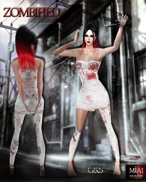 ☠ZOMBIFIED☠ IMVU MESH & TEXTURE