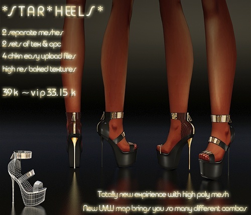 Star Heels Full Pack IMVU MESH