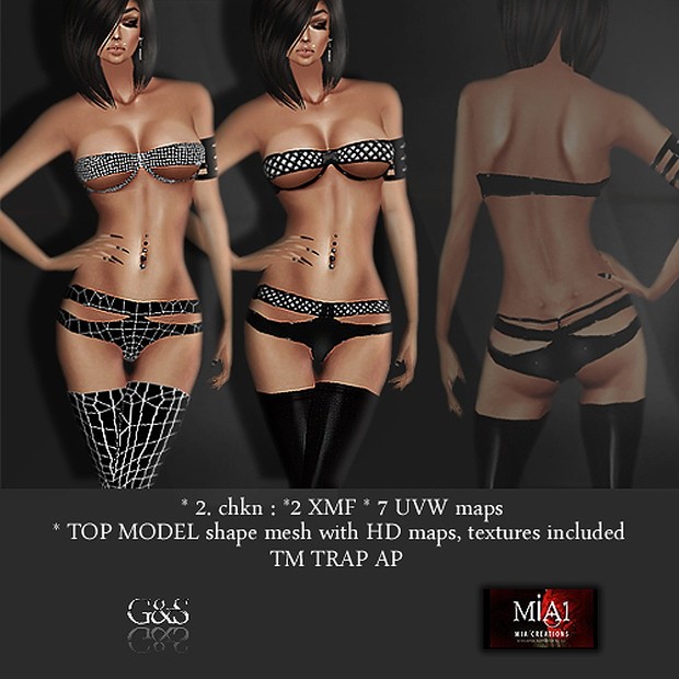 TOP MODEL Trap AP IMVU MESHES & TEXTURE
