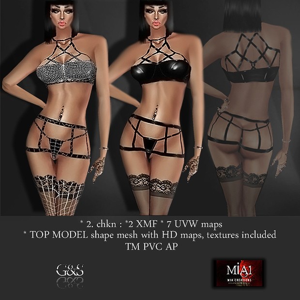 TOP MODEL PVC AP IMVU MESHES & TEXTURE