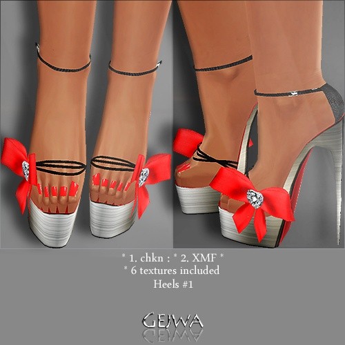Heels #1 IMVU MESH & TEXTURES