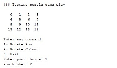 2D Puzzle Game in Java full source code