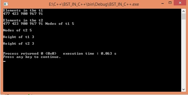 C++ Project - Binary Search Tree Problems, finding height, number of nodes and BST cloning
