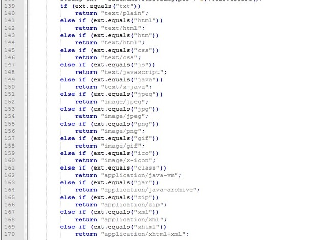 Java Project | Web server sending files to a web browser on request with full source code