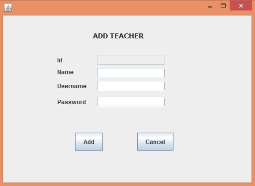 Student and Teachers Management System in Java - University of Glasgow