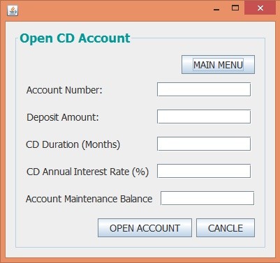 Banking System in Java GUI - CS480 Final GUI Project