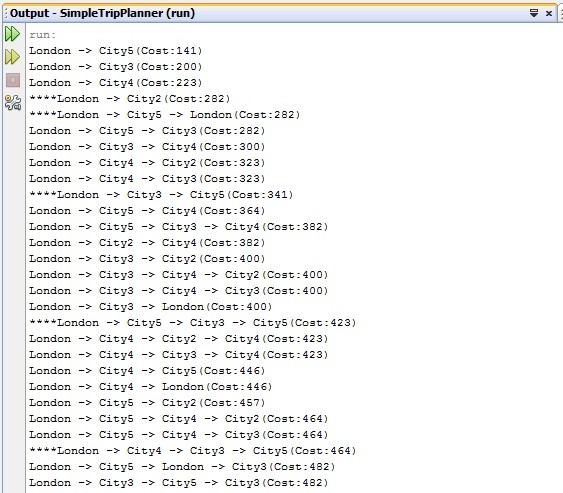 Trip Planner with file handling in Java complete source | Java how to program