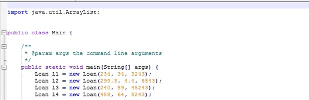 Extra Credit Assignment 3: Loan Calculator Java Implementation Source Code