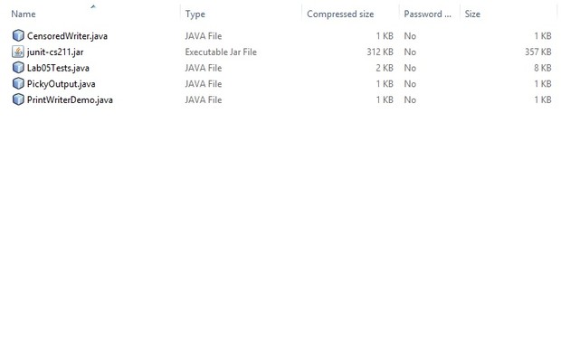 CS 211 Lab 5: Output, Inheritance, Censorship