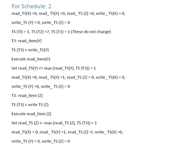 Time Stamp Algorithm with tow different schedules complete solution - CSc 630 Spring 2016