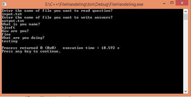 CS 222 Homework Assignment 6 ASCII File I/O