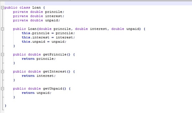 Extra Credit Assignment 3: Loan Calculator Java Implementation Source Code