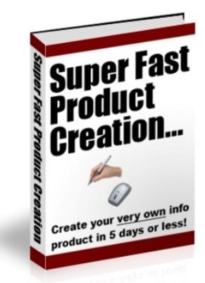 Super Fast Product Creation