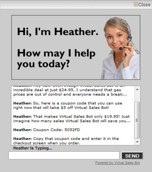 Virtual Sales Bot with Resale Rights