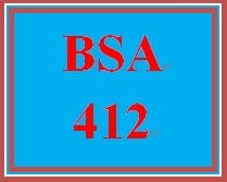 BSA 412 Week 1 Individual Use Case Diagram