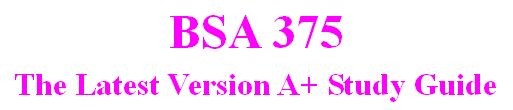 BSA 375 Week 5 Learning Team: Service Request SR-kf-013 Paper