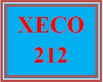 XECO 212 Week 9 A New House – Decision