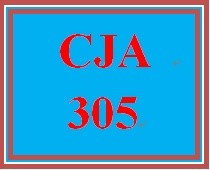 CJA 305 Week 4 Sentencing Proposal (Preparation)