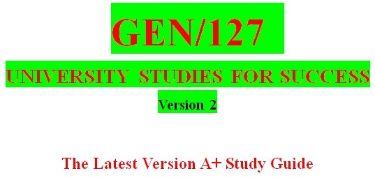 GEN127 Week 2 Goal Setting and Time Management Worksheet