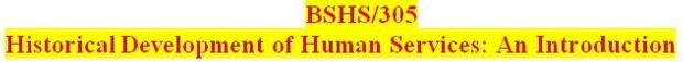 BSHS 305 Week 5 Trends Paper
