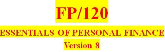 FP 120 Entire Course