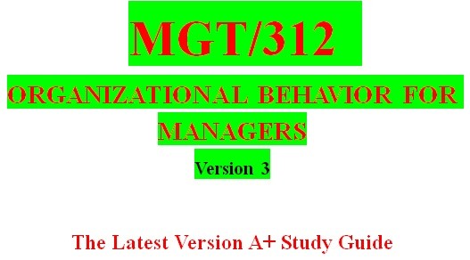 MGT 312 Week 4 Working in Groups and Teams