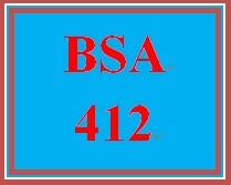 BSA 412 Week 4 Individual Decision Table