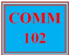 COMM 102 Week 1 Communication Basics