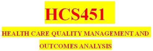 HCS451 All Weeks Assignments