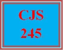 CJS 245 Week 4 Juvenile Offender Assignment