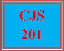 CJS 201 Week 1 Quiz