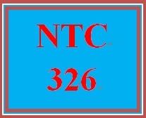 NTC 326 Week 3 Complete the following MOAC Labs